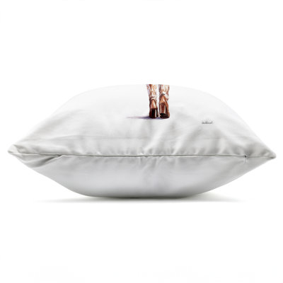Born Again Christian Cowgirl Outdoor Printed Pillow, design by Amanda Greenwood