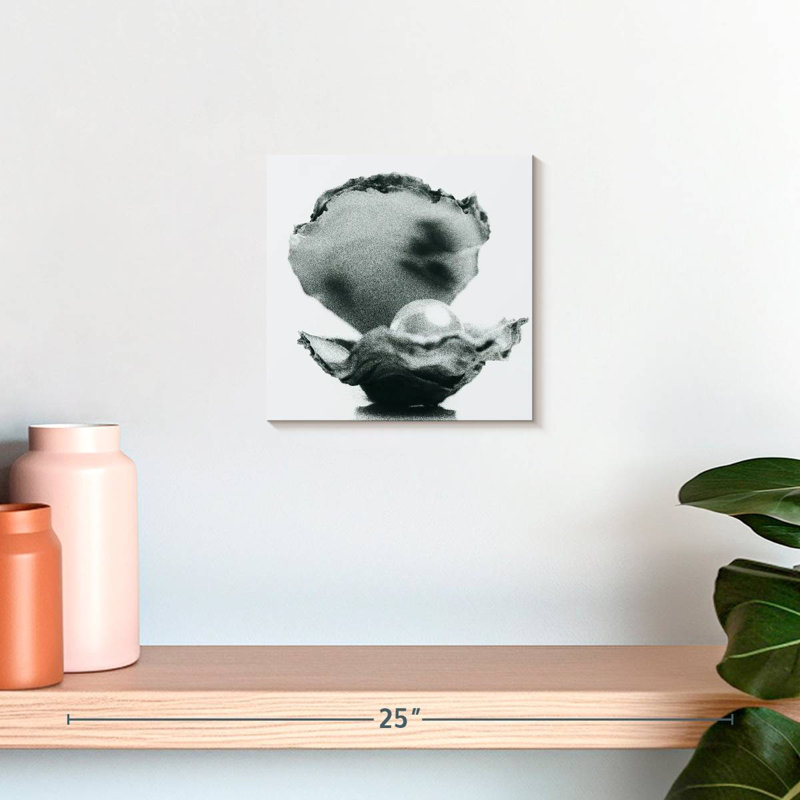 Perle d'huître monochromatique Brampt, H 10 po x l 10 po
