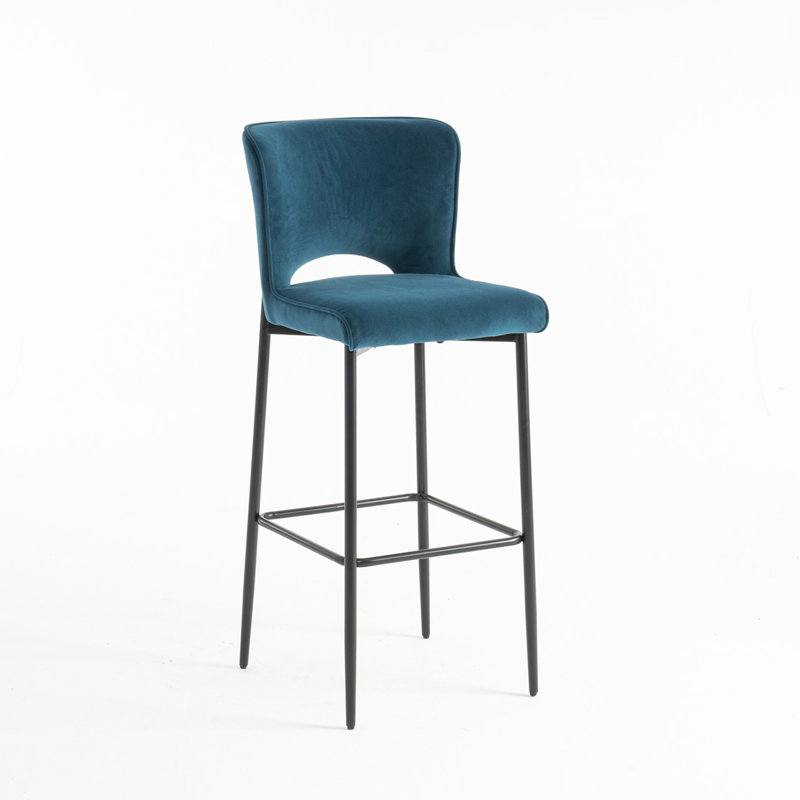 Hallowell Bar Stool, Blue