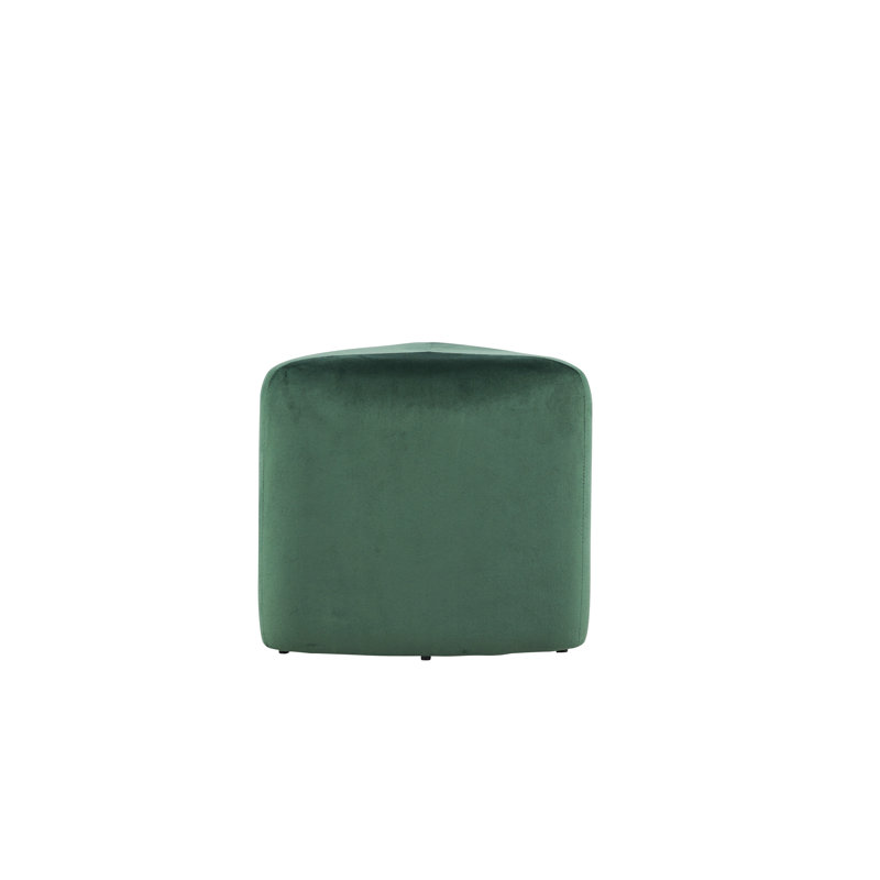 Aihnoa 46cm Wide Pouf Ottoman, Green