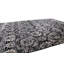 Tapis beige / gris anthracite en soie noué à la main Sari