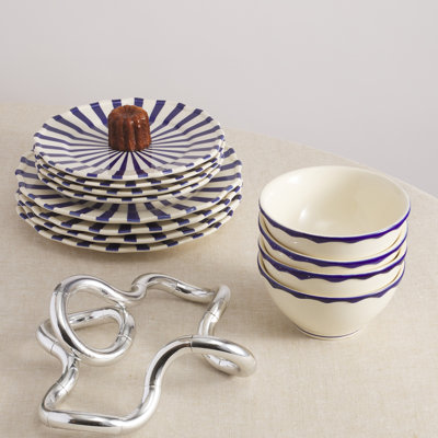 Mafalda Dinnerware Set With Cereal Bowl