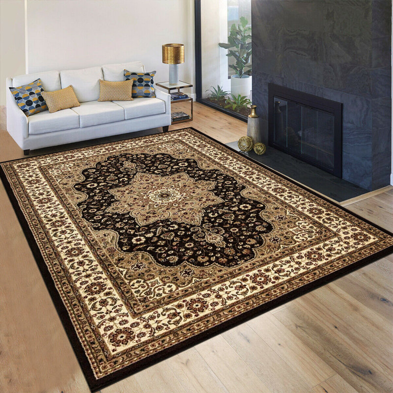 Coderre Rome Brown Indoor/Outdoor Rug, Rectangle 160 x 230cm