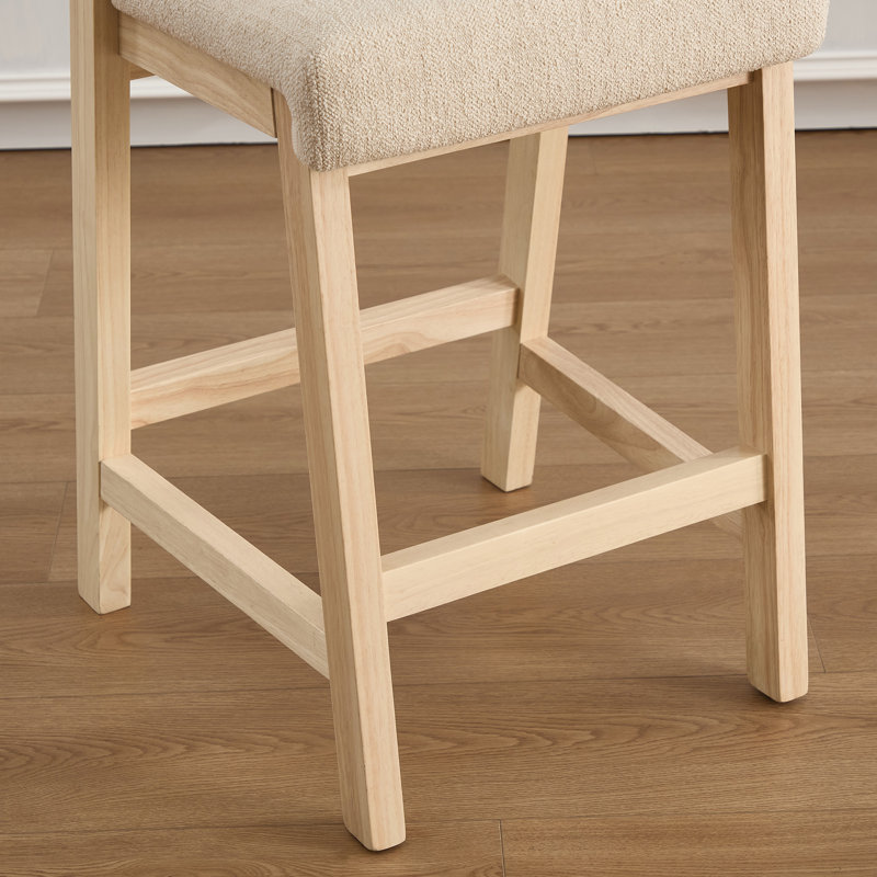 Tabouret de comptoir Albia, Chêne clair
