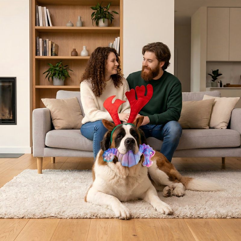 Jouets indestructibles qui grincent pour les gros / moyens / petits pains de puissance, son grinçant interactif pour soulager l'ennui