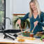 Mandoline trancheuse avec 5 pales ajustables