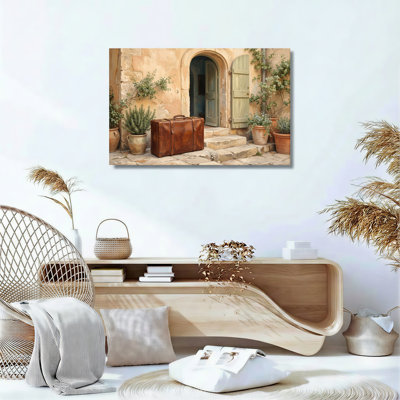 «Rustic Door», ensemble de 1 reproduction d'art sur toile