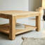 Hardip Solid Wood Four Leg Coffee Table with Storage