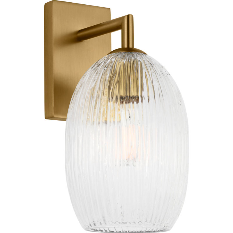 Serafina 10 Sconce, Burnished Brass