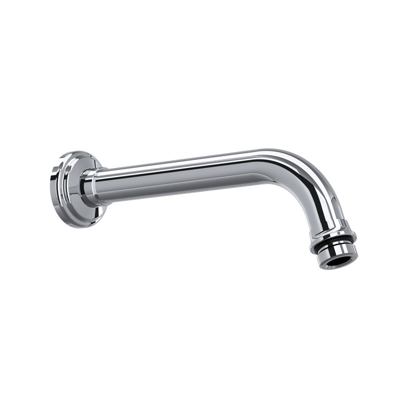 7.38" Reach Wall Mount Shower Arm, Polished Chrome