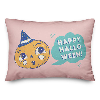  Housse et insert de coussin rectangulaire rétro Halloween