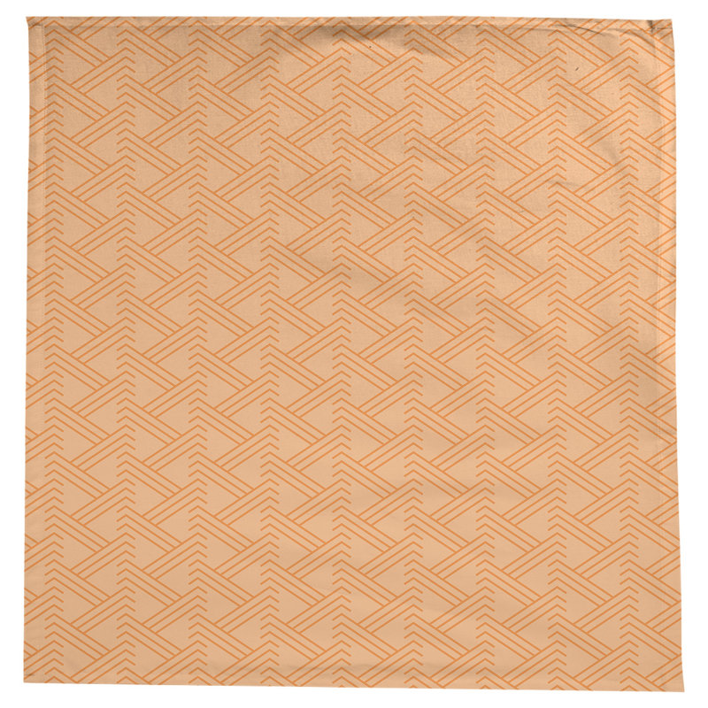 Classic Zig Zag Tablecloth, Orange