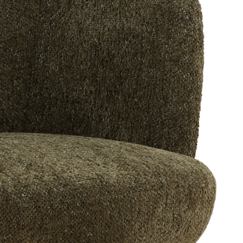 Omaira Swivel Dining Chair Green