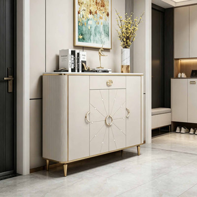 Armoire à chaussures luxueuse de style français
