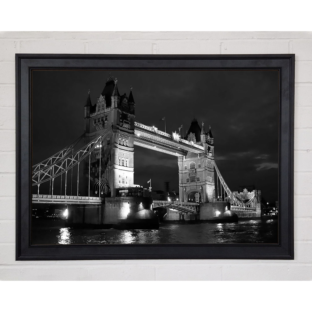 London Bridge Black Beauty - Einzelner Bilderrahmen Kunstdrucke