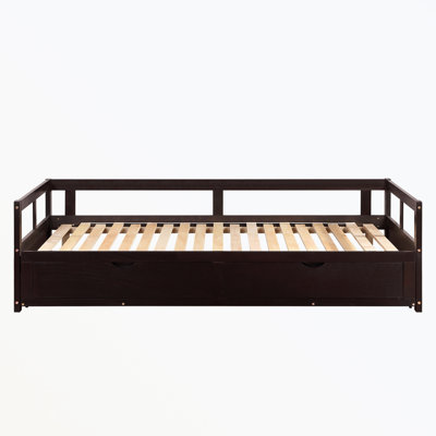 Brylen Twin Solid Wood Daybed with Trundle -  Red Barrel StudioÂ®, 85DDA55989C046389631E5E9929C2A7D