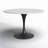 Austri Round Solid Wood Base Dining Table
