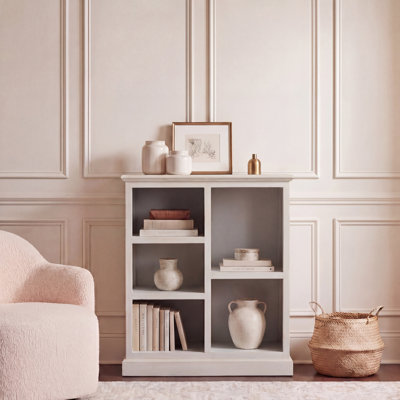 Aoting 30.1" H x 25" W Solid Wood Standard Bookcase