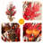 21"H Fall Burgundy Leaves Table Tree