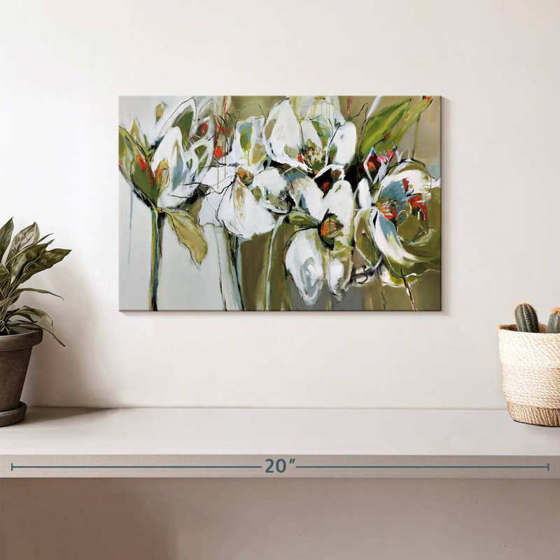 Bouquet de fleurs printanières, H 8 po x l 12 po