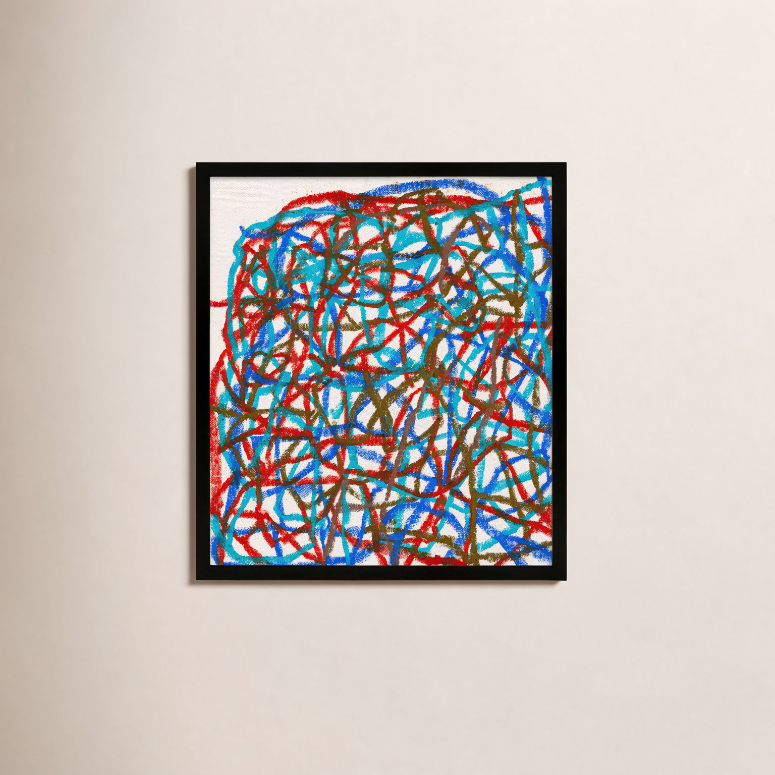 Expedition by Stephanie Dennis, Black, 24" H x 24" W  x 1.25" D