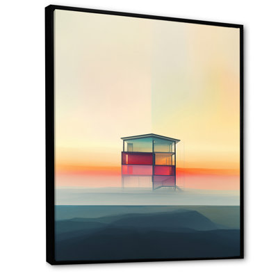 " Minimal Orange Beach House I "