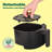 3 Qt Manual Air Fryer Oven and 5-in-1 Multicooker with Removable Nonstick and Dishwasher Safe Crisping Tray and Basket, 1400 Watt Heating System-111122042
