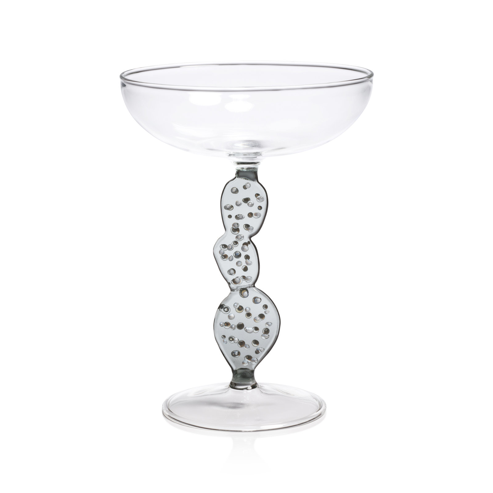 Tequila Martini Glass, Smoke Gray