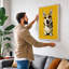 Friendly Corgi Portrait Modern - Wrapped Canvas-269069411-269069429