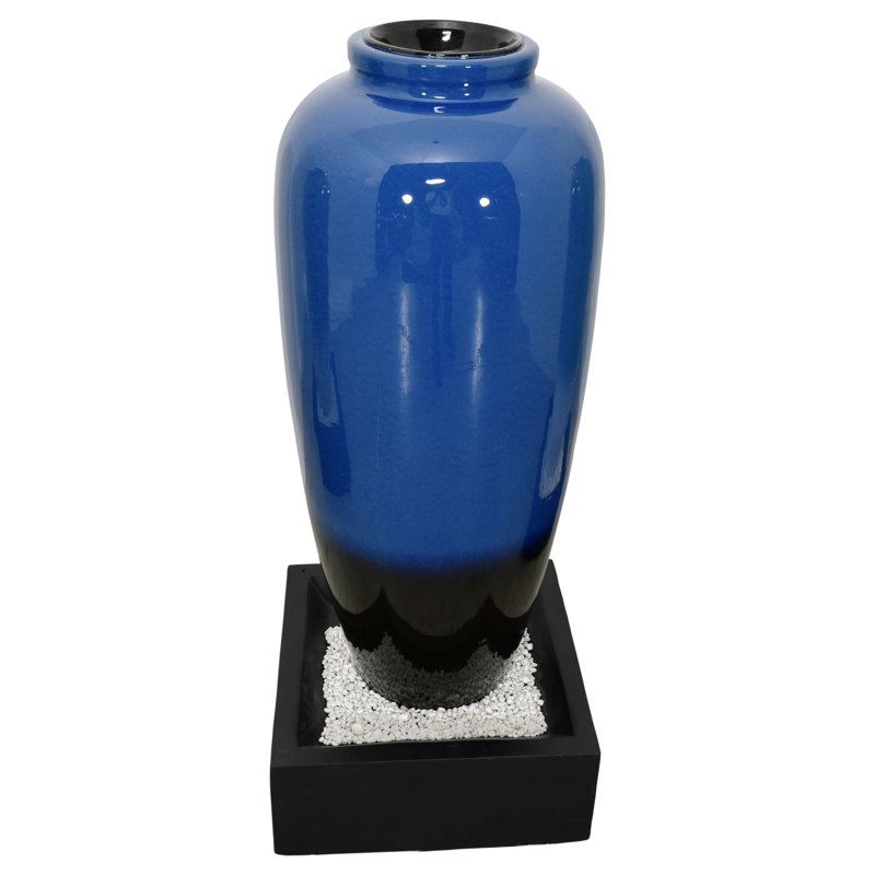 Fontaine en porcelaine, Dark Blue