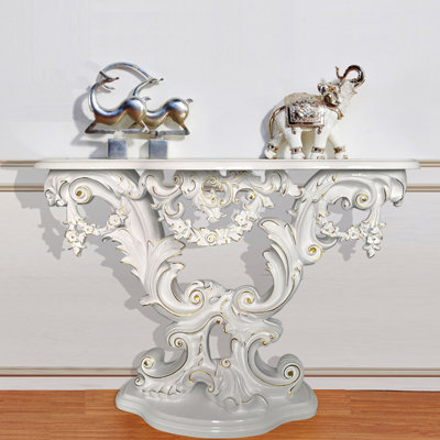 European-style light luxury console table by Bloomsbury Market