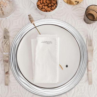 Striped Dinner Plate