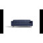 Canapé modulaire à accoudoirs carrés en cuir véritable 87 po Mekhi-268931586