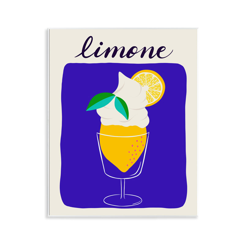 "Limone Citrus Dessert", art mural par Catalina Aguirre