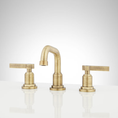 Greyfield Widespread Low Angled Bathroom Faucet
