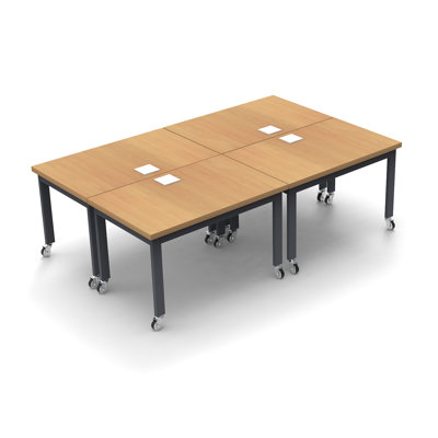 Altfried  8 Person Conference Meeting Table Complete 4 Tables Set