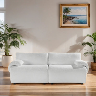 Mylena Polyester 72'' Reception Loveseat