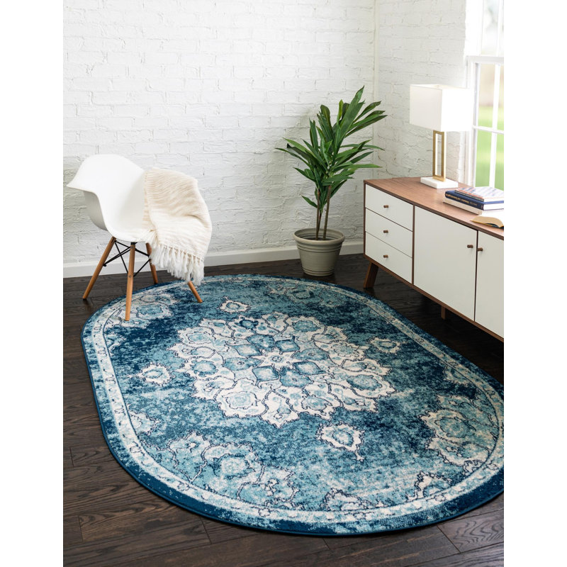 Beecham Oriental Indoor Rug, Oval 5' x 8'