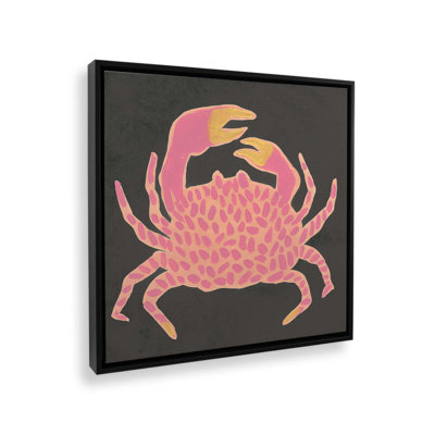 «Party Crab I» par June Erica Vess, reproduction d'art sur toile