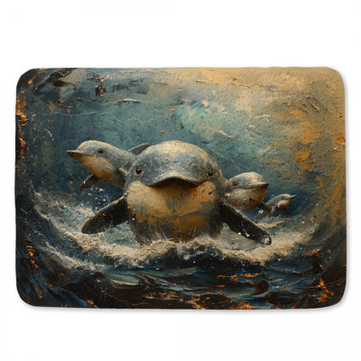 Tapis de bain Dolphins
