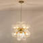 Lustre spoutnik 12 lumières à intensité variable moderne avec globe en verre-312046081