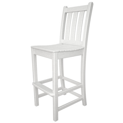 Lakeside POLYWOOD Traditional Garden Bar Side Chair