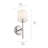 Erzin Steel Armed Sconce-709603447