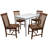 Solid Wood Space Saving Kitchen Dining Set-1432970625