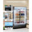 Réfrigérateur commercial à boissons en verre 36,27 CU.FT