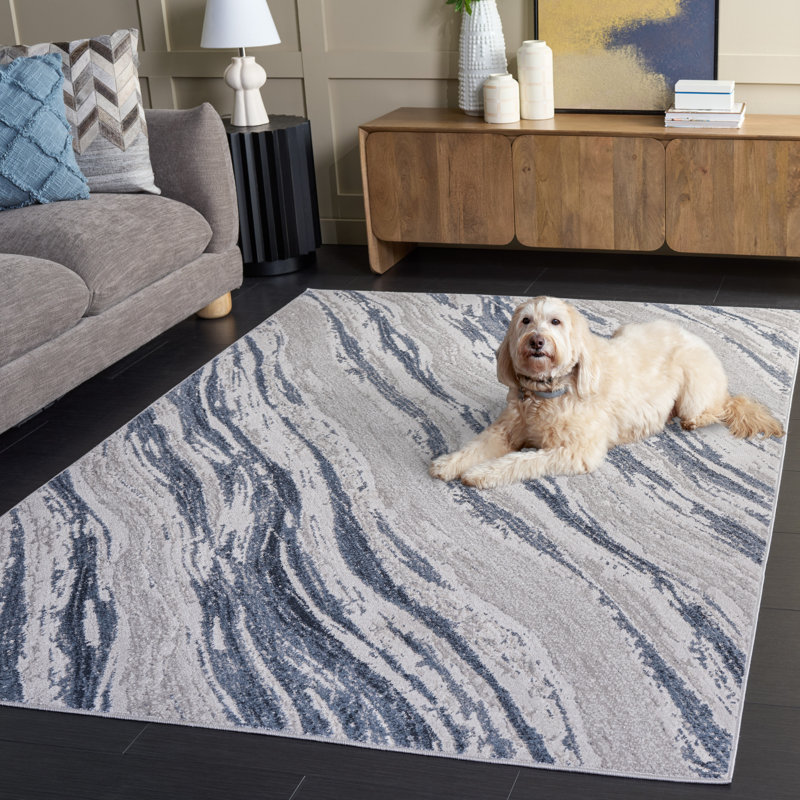 Flint 402 Performance Abstract Rug