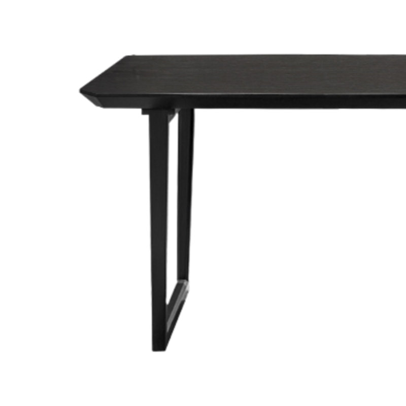 Bureau d'étude simple et bureau simple, H 29,53 po x l 78,74 po x P 35,43 po, Noir
