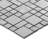 Brushed Nickel Jeweling Pattern Stainless Steel Mosaic Sheet Tile By Modket-67081481