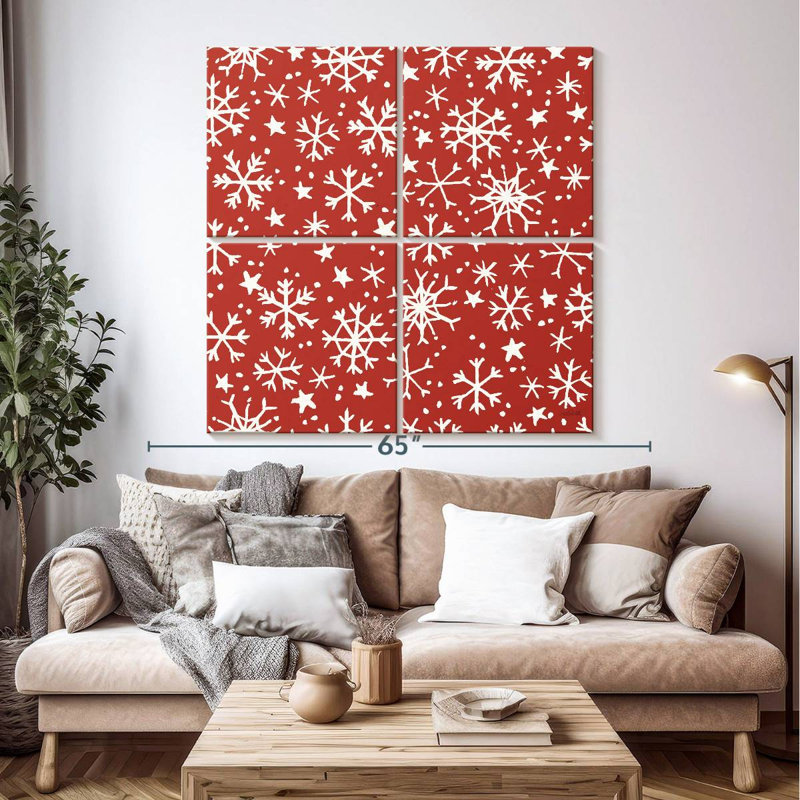 Motif de friandises de Noël Kerner III, H 50 po x l 50 po