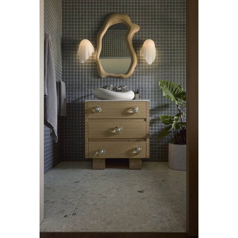 Landshapes By Daniel Arsham One-Light Led Sconce, 13.56" H x 9.19" W x 7.56" D